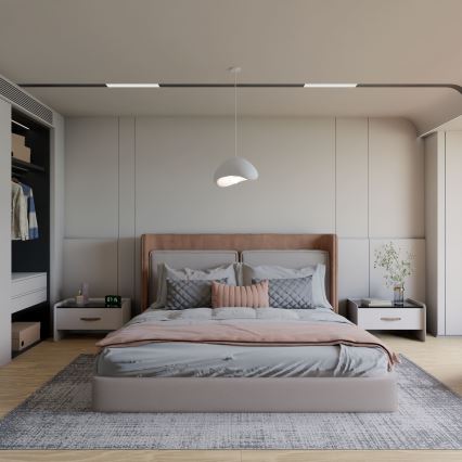 Brilagi - Lustr na lanku WABI SABI 1xE27/40W/230V pr. 33 cm bílá