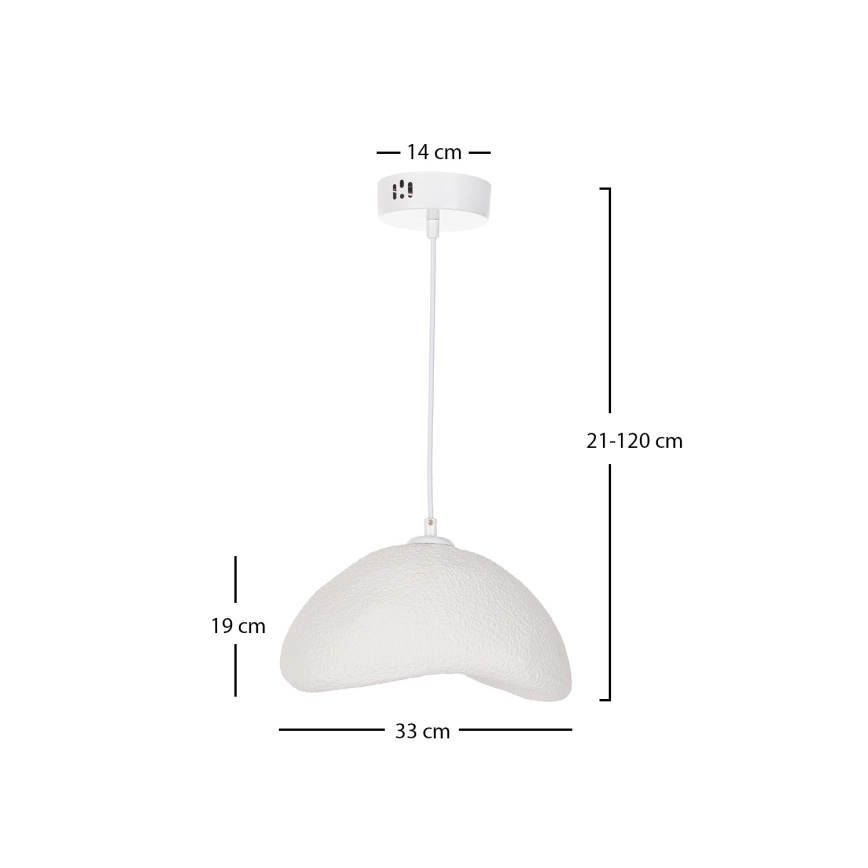 Brilagi - Lustr na lanku WABI SABI 1xE27/40W/230V pr. 33 cm bílá
