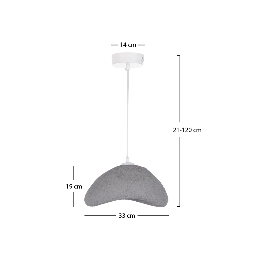 Brilagi - Lustr na lanku WABI SABI 1xE27/40W/230V pr. 33 cm šedá