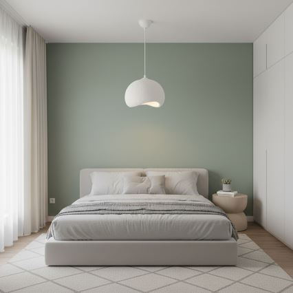 Brilagi - Lustr na lanku WABI SABI 1xE27/40W/230V pr. 34 cm bílá