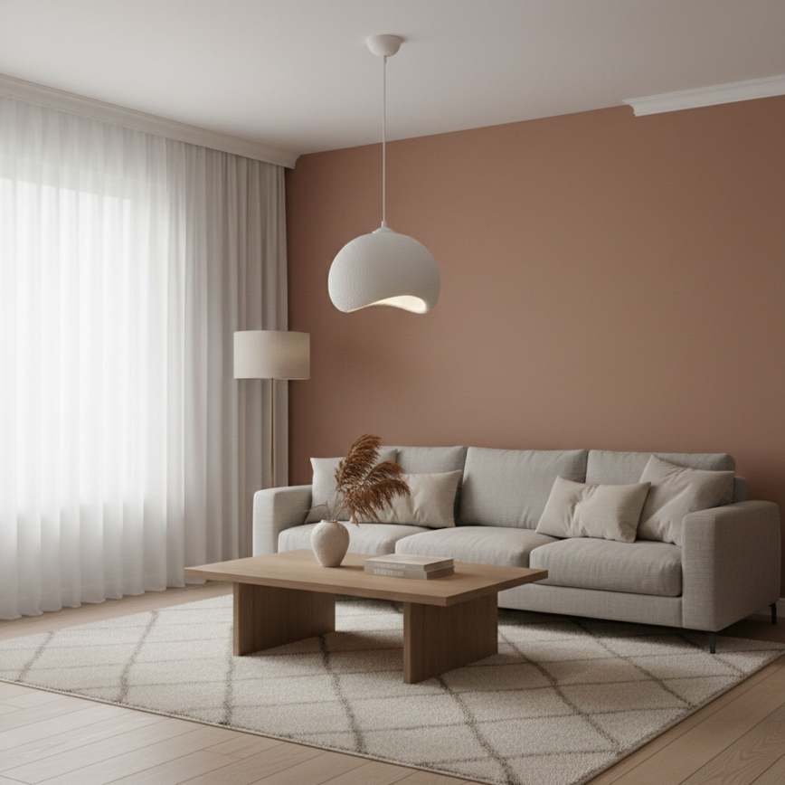 Brilagi - Lustr na lanku WABI SABI 1xE27/40W/230V pr. 34 cm bílá