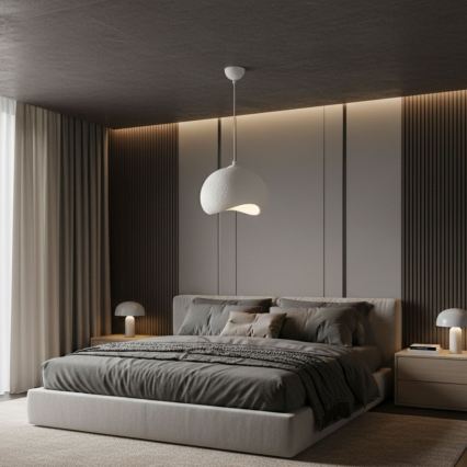 Brilagi - Lustr na lanku WABI SABI 1xE27/40W/230V pr. 34 cm bílá