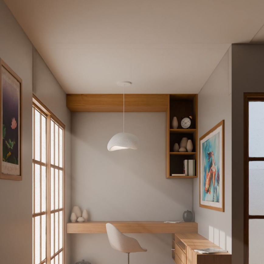 Brilagi - Lustr na lanku WABI SABI 1xE27/40W/230V pr. 35 cm bílá