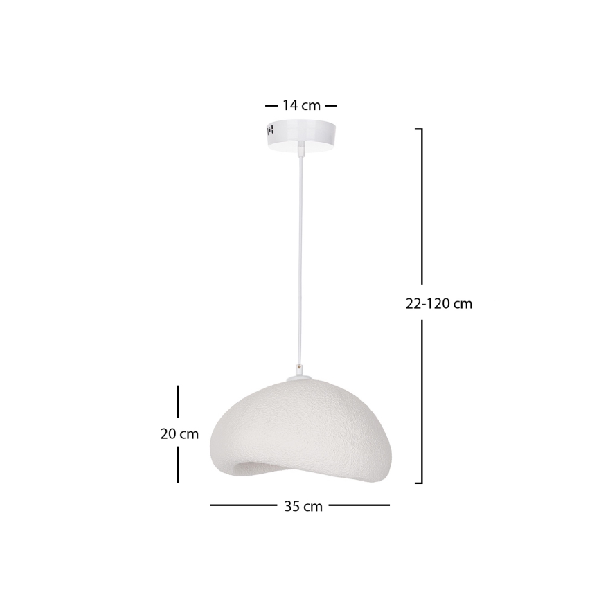 Brilagi - Lustr na lanku WABI SABI 1xE27/40W/230V pr. 35 cm bílá