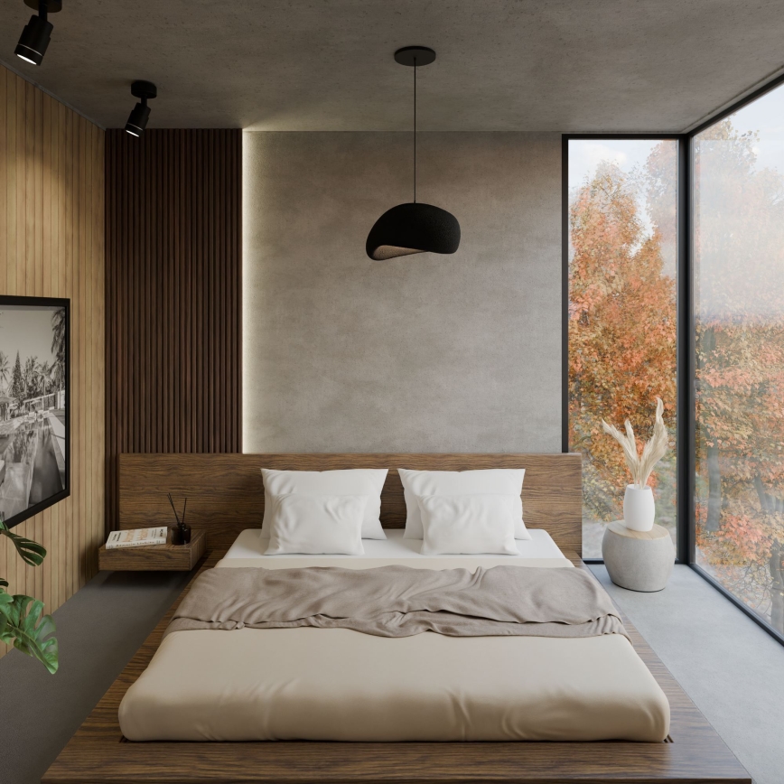 Brilagi - Lustr na lanku WABI SABI 1xE27/40W/230V pr. 35 cm černá