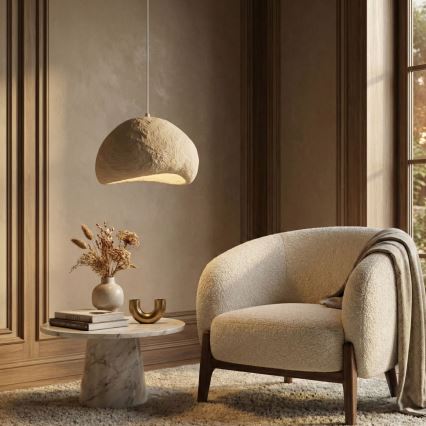 Brilagi - Lustr na lanku WABI SABI 1xE27/40W/230V pr. 50 cm béžová