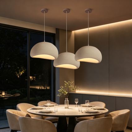 BRILAGI - Lustr na lanku WABI SABI 1xE27/60W/230V pr. 40 cm bílá