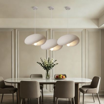 BRILAGI - Lustr na lanku WABI SABI 1xE27/60W/230V pr. 40 cm bílá