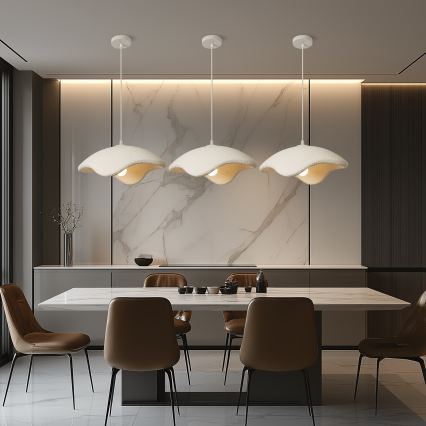 BRILAGI - Lustr na lanku WABI SABI 1xE27/60W/230V pr. 40 cm bílá