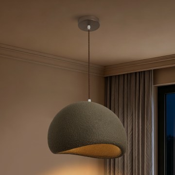BRILAGI - Lustr na lanku WABI SABI 1xE27/60W/230V pr. 40 cm hnědá