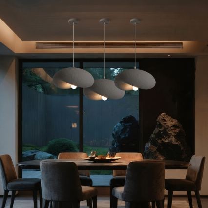 BRILAGI - Lustr na lanku WABI SABI 1xE27/60W/230V pr. 40 cm šedá