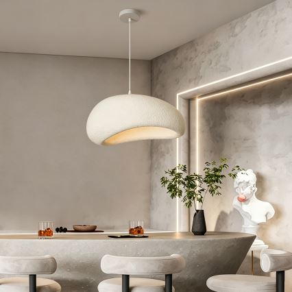 BRILAGI - Lustr na lanku WABI SABI 1xE27/60W/230V pr. 50 cm bílá