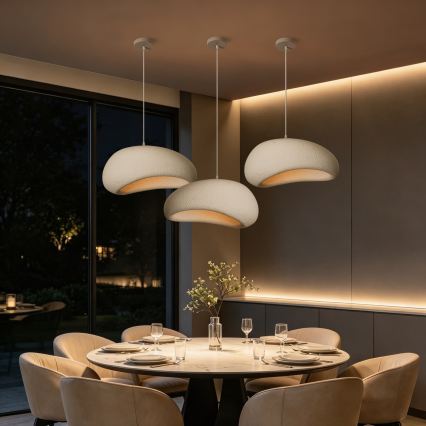 BRILAGI - Lustr na lanku WABI SABI 1xE27/60W/230V pr. 50 cm bílá