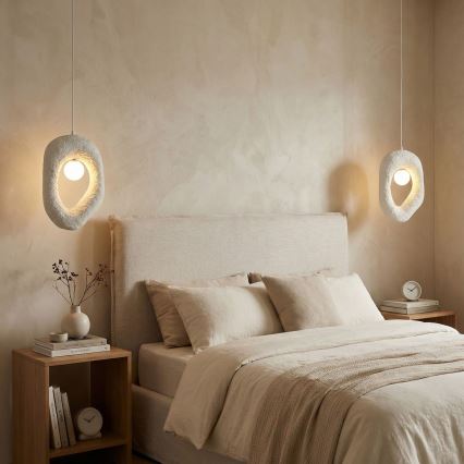 Brilagi - Lustr na lanku WABI SABI 1xG9/8W/230V bílá