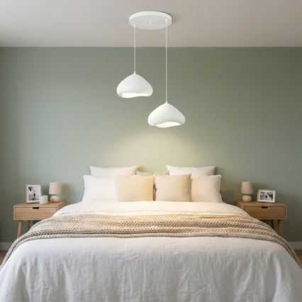 Brilagi - Lustr na lanku WABI SABI 2xE27/40W/230V pr. 45 cm bílá