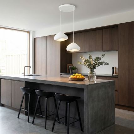 Brilagi - Lustr na lanku WABI SABI 2xE27/40W/230V pr. 45 cm bílá