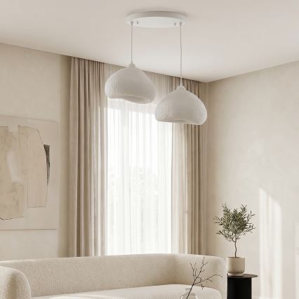 Brilagi - Lustr na lanku WABI SABI 2xE27/40W/230V pr. 45 cm bílá
