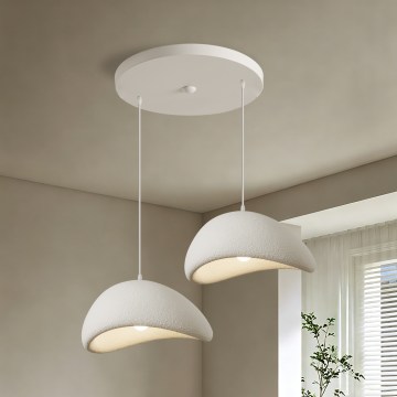 BRILAGI - Lustr na lanku WABI SABI 2xE27/60W/230V bílá