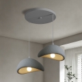 BRILAGI - Lustr na lanku WABI SABI 2xE27/60W/230V šedá