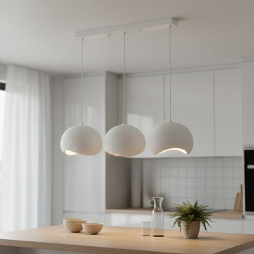 Brilagi - Lustr na lanku WABI SABI 3xE27/40W/230V bílá