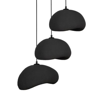 Brilagi - Lustr na lanku WABI SABI 3xE27/40W/230V pr. 60 cm černá
