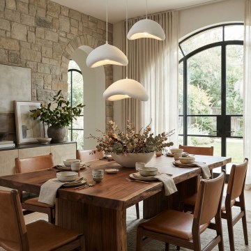 Brilagi - Lustr na lanku WABI SABI 3xE27/40W/230V pr. 82 cm bílá