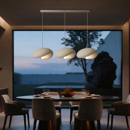 BRILAGI - Lustr na lanku WABI SABI 3xE27/60W/230V bílá