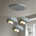 BRILAGI - Lustr na lanku WABI SABI 3xE27/60W/230V šedá