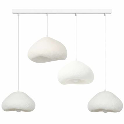 Brilagi - Lustr na lanku WABI SABI 4xE27/40W/230V bílá