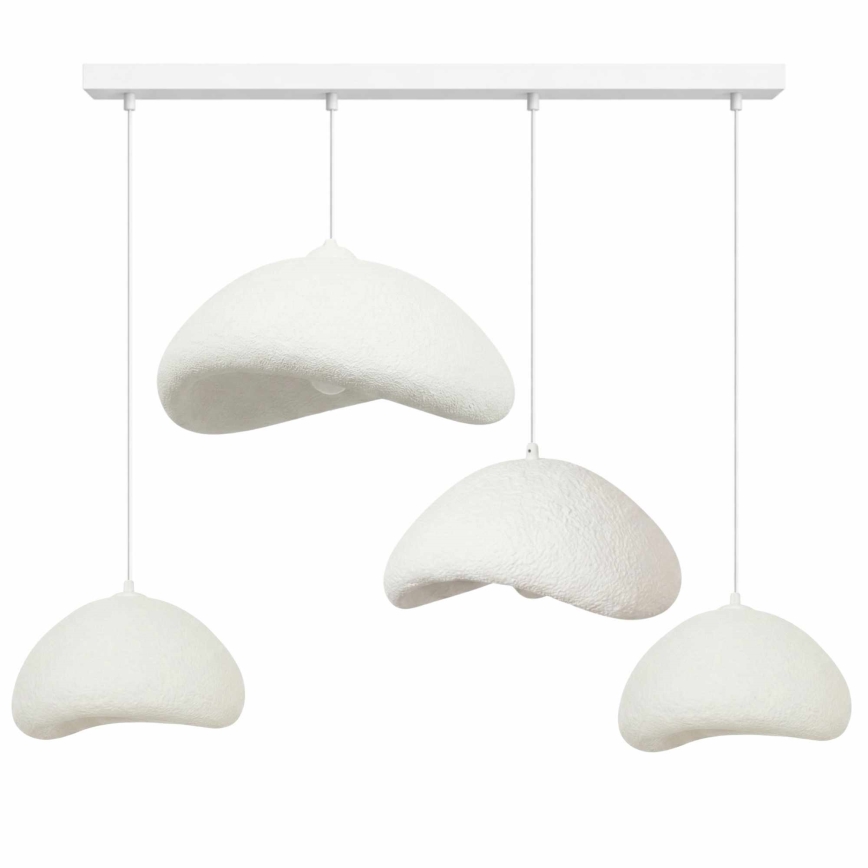 Brilagi - Lustr na lanku WABI SABI 4xE27/40W/230V bílá