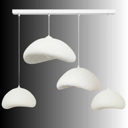 Brilagi - Lustr na lanku WABI SABI 4xE27/40W/230V bílá