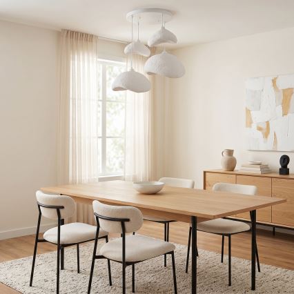 Brilagi - Lustr na lanku WABI SABI 4xE27/40W/230V pr. 90 cm bílá