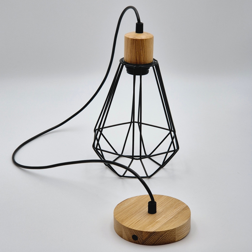 Brilagi - Lustr na lanku WOODY BASKET 1xE27/60W/230V dub
