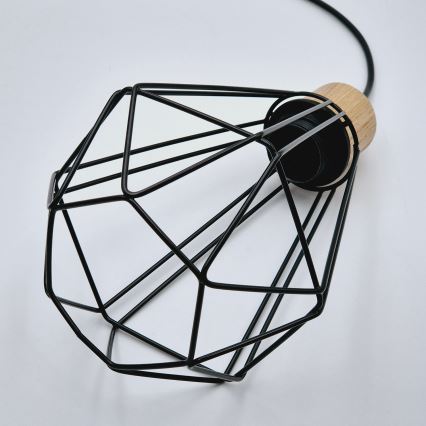 Brilagi - Lustr na lanku WOODY BASKET 1xE27/60W/230V dub
