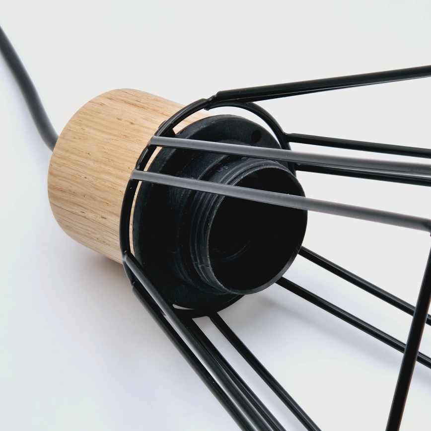 Brilagi - Lustr na lanku WOODY BASKET 1xE27/60W/230V dub