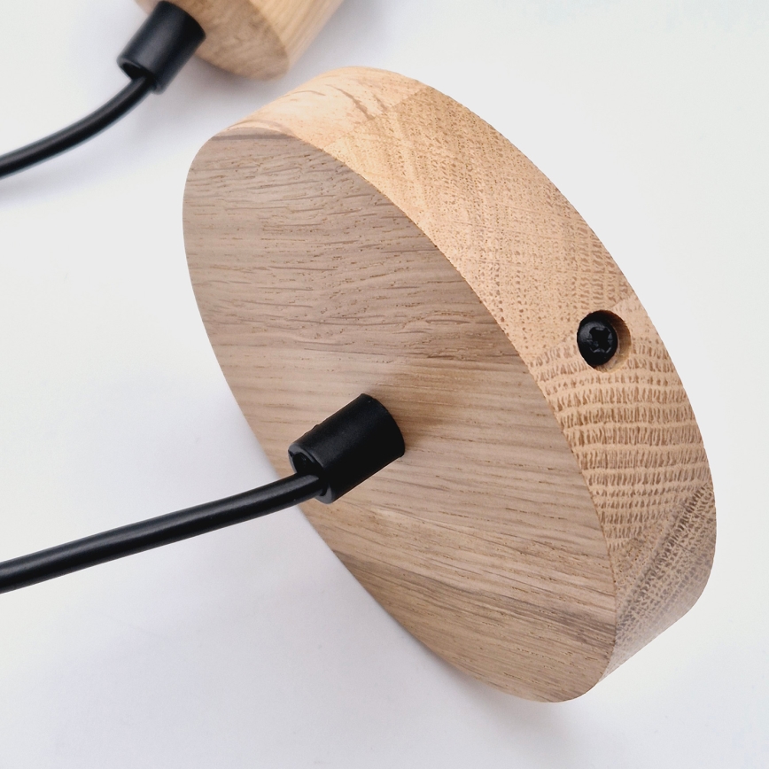 Brilagi - Lustr na lanku WOODY BASKET 1xE27/60W/230V dub