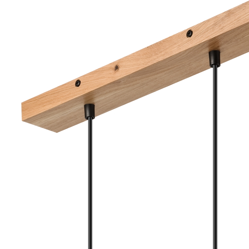 Brilagi - Lustr na lanku WOODY BASKET 2xE27/60W/230V dub