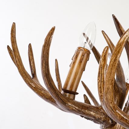 Brilagi - Lustr na řetězu DEER 6xE14/10W/230V pr. 102 cm paroží