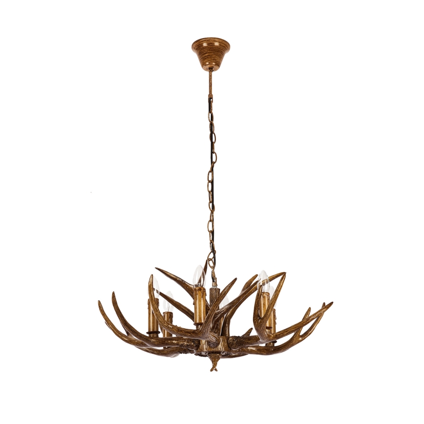 Brilagi - Lustr na řetězu DEER 6xE14/10W/230V pr. 70 cm