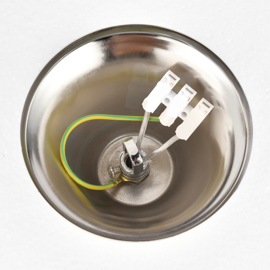 Brilagi - Lustr na řetězu ECLIPSE 7xE14/10W/230V pr. 48 cm stříbrná