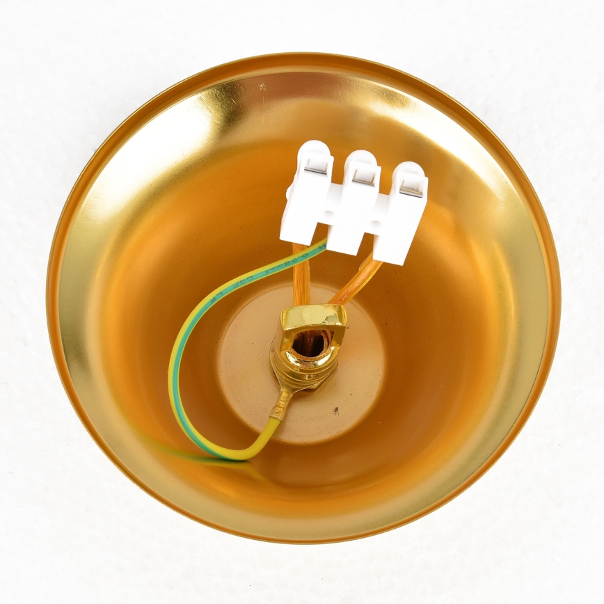 Brilagi - Lustr na řetězu ECLIPSE 7xE14/10W/230V pr. 48 cm zlatá