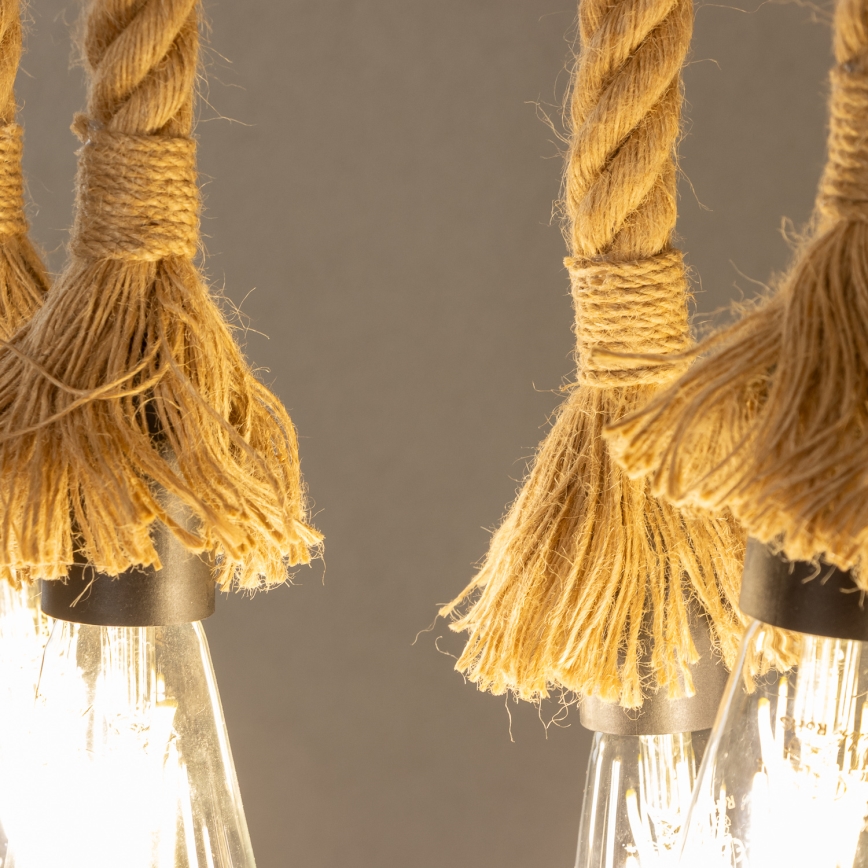 Brilagi - Lustr na řetězu KOS 6xE27/60W/230V buk