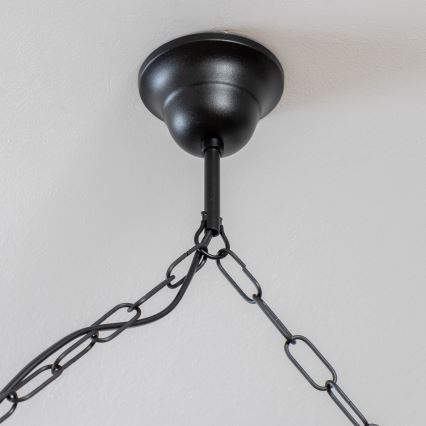 Brilagi - Lustr na řetězu KOS 6xE27/60W/230V buk