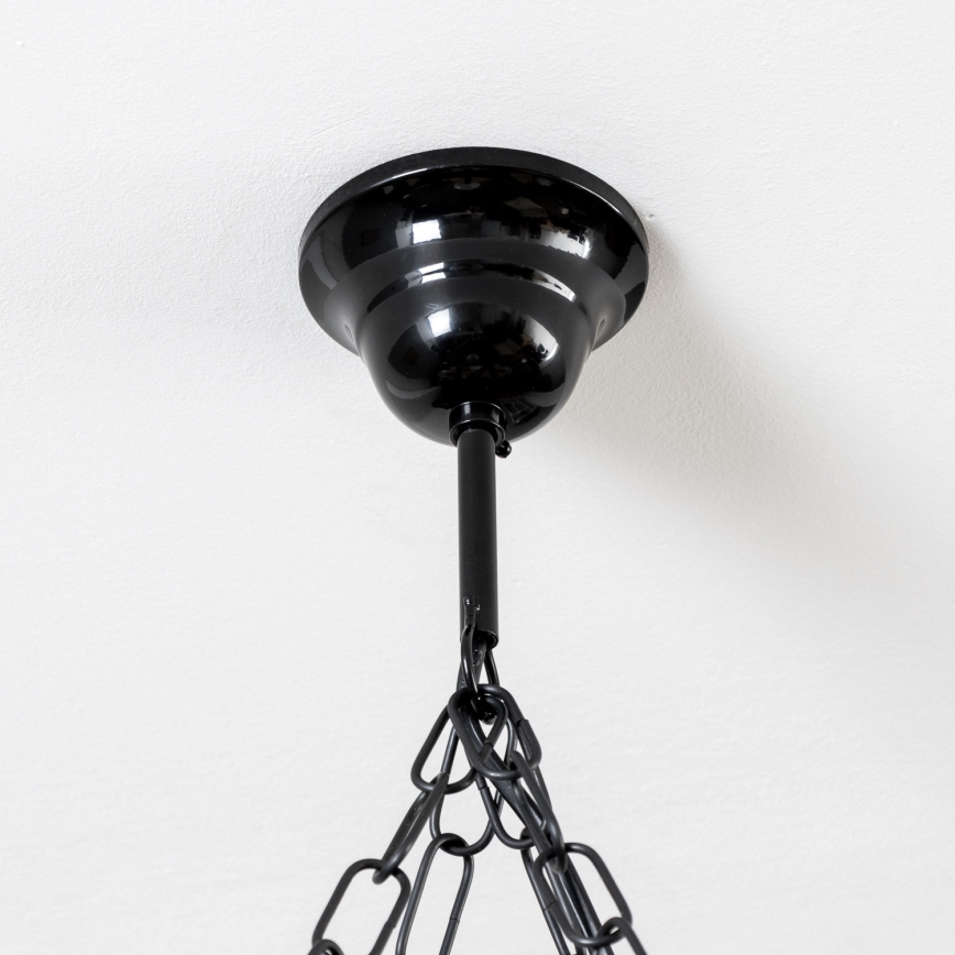 Brilagi - Lustr na řetězu QUEEN 4xE14/40W/230V buk/ořech