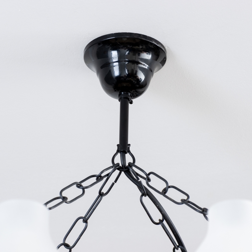 Brilagi - Lustr na řetězu QUEEN 8xE14/40W/230V buk/ořech