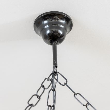 Brilagi - Lustr na řetězu ROATA 5xE14/40W/230V pr. 70 cm buk/ořech