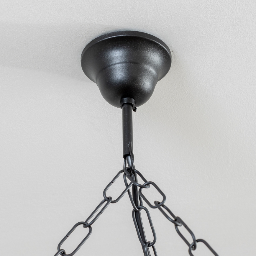 Brilagi - Lustr na řetězu ROATA 6xE14/40W/230V pr. 70 cm buk