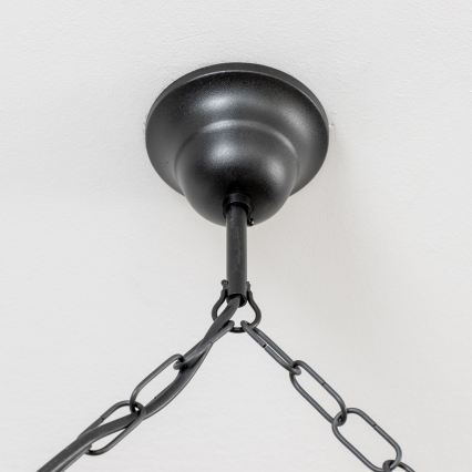 Brilagi - Lustr na řetězu RUSTIC 6xE14/40W/230V buk/ořech