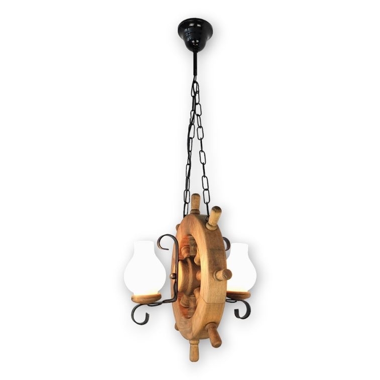 Brilagi - Lustr na řetězu TIMONA 2xE14/40W/230V buk