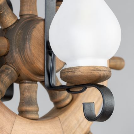 Brilagi - Lustr na řetězu TIMONA 2xE14/40W/230V buk